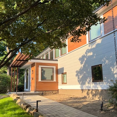 Modern home from 2022 Dwell contest submission featuring Andersen Windows.