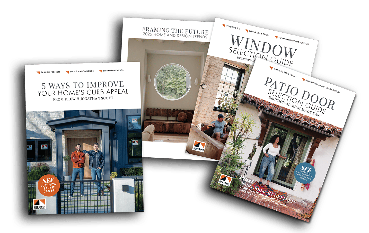 Top 5 curb appeal tips, exclusive Window Selection Guide, comprehensive Door Selection Guide, 2025 Home Design Trends