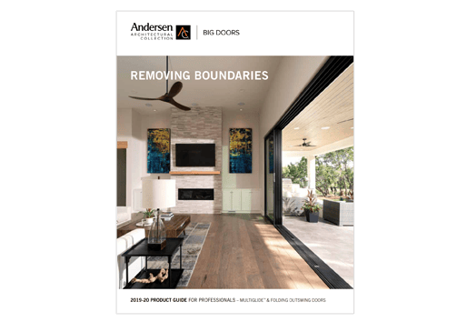 screenshot of andersen big door product guide cover