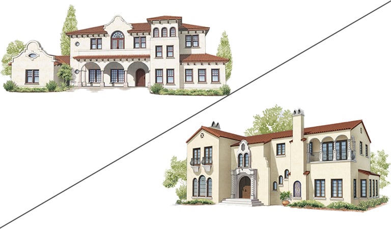 Mission Revival and Spanish Colonial Revival