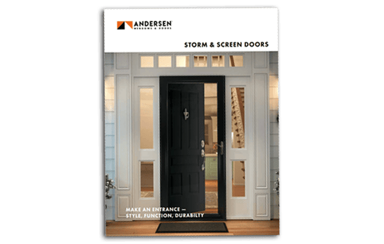 image of andersen storm doors brochure