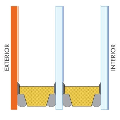 illustration of standard button on patio door