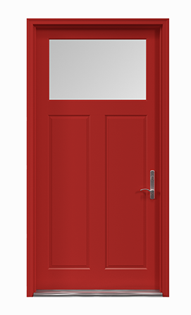 Arts & Crafts (403) Red Entry Door